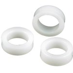 8692, Standoffs & Spacers .250 X .125 CLEAR HOLE SPACER NYLON