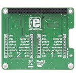 MIKROE-2756, Pi 3 Click Shield with 2 mikroBUS Sockets for Raspberry Pi