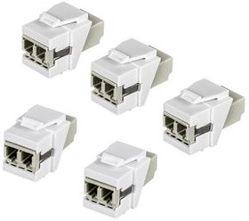 TC-K05LC, Patch Panel Keystone Jack, LC Duplex Multimode, Pack of 5 pieces