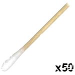 CT100, Cotton Bud, Wood Handle, For use with Flux Removal, Machinery, Length 152mm, Pack of 100