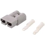 6800G1, Heavy Duty Power Connectors SB120 GRAY #2 AWG W/ 120A 2 AWG CONT