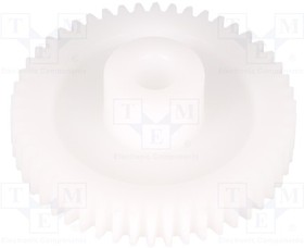 S270GM-ST-100- 050-00-080-R, Spur gear; whell width: 9mm; O: 52mm; Number of teeth: 50; Module: 1