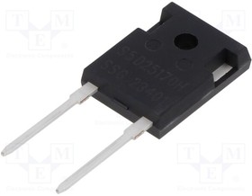 S5D25170H, Diode: Schottky rectifying; SiC; THT; 1.7kV; 25A; 384.6W; TO247AC