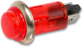 IND504203-240-T/RD, NEON INDICATOR, RED