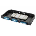 38M-S2-2L-12BL, Комплект планка Q-SLOT с 12 адаптерами дуплекс LC OS2 ...