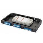 38M-S2-2L-12BL, Комплект планка Q-SLOT с 12 адаптерами дуплекс LC OS2 ...