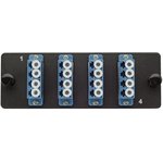 38M-S2-4L-04BL, Комплект планка Q-SLOT с 4 адаптерами квадро LC OS2 ...