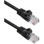 Патч-корд |ACD-LPU5C-20B| Cat5e UTP 24AWG 4Pair, 7/0.18мм CU Черный, 2.0м, (741777)
