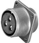 Фото 1/2 80-068220-03S, Conn Cylindrical Circular SKT 3 POS Crimp ST Box Mount 3 Terminal 1 Port