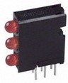 564-0700-111F, LED Circuit Board Indicators HI EFF RED DIFFUSED