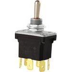 32NT91-70, Switch Toggle (ON) ON (ON) SP3T Round Lever Quick Conn 18A 277VAC ...
