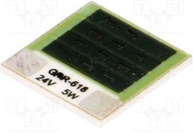 GBR618-24-5-2, Резистор: thick film, нагревательный, приклеивание, 115,2Ом, 5Вт