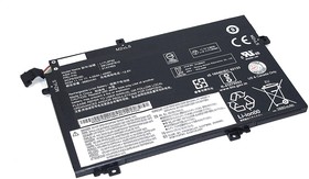 Фото 1/2 Аккумулятор L17M3P54 для ноутбука Lenovo ThinkPad L480 11.1V 4080mAh черный Premium