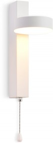 Фото 1/5 Ambrella Настенный светодиодный светильник с выключателем FW160 WH белый LED 3000K 6W 265*95*135