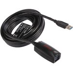 12.04.1096-8, USB 3.0 Cable, Male USB A to Female USB A USB Extension Cable, 5m