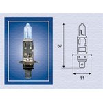 002552100000, Лампа H1 24MM (H1) 24V 70W P14.5s