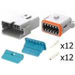 AT12PS-CKIT, Complete Pin & Socket Wedge Kit Crimp Crimp terminal Kit