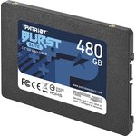 Твердотельный накопитель Patriot BURST ELITE 480GB SATA3 2,5" , 450/320, 480GB, 3D