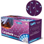 Электрогирлянда Сосульки, 2x1м, 91 синих светодиодов BH0127-B