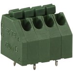 1-2834011-4, Wire-To-Board Terminal Block, 3.5 mm, 4 Ways, 20 AWG, 14 AWG, Poke In