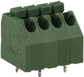 1-2834011-4, Wire-To-Board Terminal Block, 3.5 mm, 4 Ways, 20 AWG, 14 AWG, Poke In