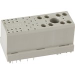 1766501-1, CONNECTOR ASSEMBLY, VERTICAL, BACKPLANE, COMPLIANT PRESS FIT, ADVANCED TCA
