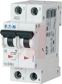 Фото 1/2 FAZ-D8/2, xEffect MCB Mini Circuit Breaker 2P 8 A 10 kA Curve D