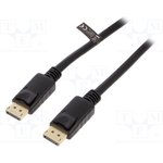 CV0121, Кабель, DisplayPort1.4, вилка DisplayPort, с обеих сторон, 3м