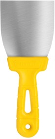 Фото 1/2 Фасадный шпатель (80 мм, нержавеющая сталь, желтая ручка) МАСТЕР 35173 тов-176000