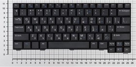 Фото 1/3 Клавиатура для ноутбука Dell Latitude 2100 черная