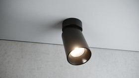 Фото 1/2 Quest Light Светильник накладной, черный, под лампу GU10, IP20 HANDLE ED black