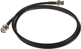 Фото 1/2 109-2121-1000A, Male BNC to Male BNC Coaxial Cable, 1m, RG223 Coaxial, Terminated