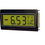 DPM952, LCD Digital Panel Multi-Function Meter for Voltage, 68mm x 33mm