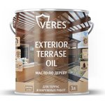 Масло для дерева exterior terrase oil, 3 л, белое 255541