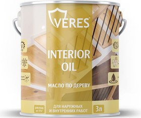 Масло для дерева interior oil, 3 л, белое 255529
