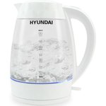 Чайник электрический Hyundai HYK-G4506, 2200Вт, белый