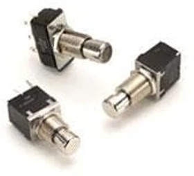 110-PM-OFF, Pushbutton Switches 1-pole, OFF - (ON), 3A/6A 250VAC/125VAC not HP rated, Non-Illuminated Pushbutton Pushbutton Switch with Sol