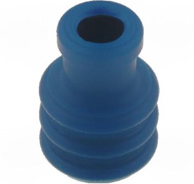 Фото 1/3 570-260-003, Pin & Socket Connectors 568/570 WIRE SEAL BLUE .083 TO .106
