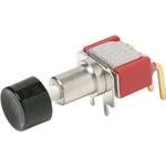 8161S2HAQE2, Switch Push Button ON ON SPDT Round Plunger 6A 250VAC 28VDC ...