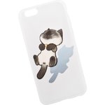 Силиконовый чехол "LP" для iPhone 6/6s "Котик Сиамский спит" (европакет)