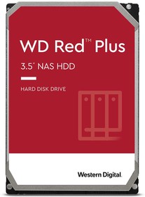 Фото 1/3 Жесткий диск WD Red Plus WD120EFBX, 12ТБ, HDD, SATA III, 3.5"