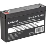 EP234536RUS, Аккумуляторная батарея ExeGate GP672 (6V 7.2Ah, клеммы F1)
