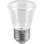 Лампа светодиодная, 1W 230V E27 2700K, LB-372 25909