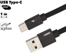 Кабель USB REMAX RC-094a Kerolla Type-C 1м нейлон (черный)