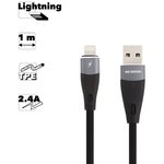 Кабель USB WK Elephant WDC-079i Lightning 8-pin 2.4A 1м TPE (черный)