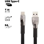 Кабель USB WK High-End Sensh WDC-110a Type-C 5A 1м TPE (черный)