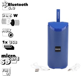 Bluetooth колонка BOROFONE BR5 Adventure Sports BT 5.0, 5Wx2, AUX, microSD, USB, FM (синяя)