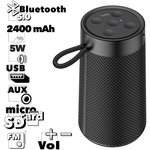 Bluetooth колонка HOCO HC13 Sports BT5.0, 5W, AUX, FM, microSD, USB (черная)