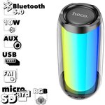 Bluetooth колонка HOCO HC8 Pulsating Colorful Luminous BT5.0, 10W, AUX, FM ...
