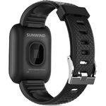 Смарт-часы SunWind SW25, 1.3", черный/черный [sw25b]